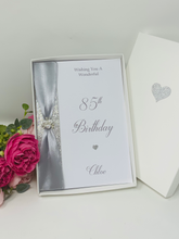 Load image into Gallery viewer, 85th Birthday Card - Personalised Luxury Greeting Card