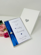 Load image into Gallery viewer, 41st Wedding Anniversary Card - Office Decor 41 Year Forty First Anniversary Luxury Greeting Card Personalised