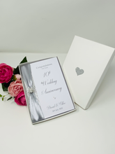 Load image into Gallery viewer, 10th Wedding Anniversary Card - Tin 10 Year Tenth Anniversary Luxury Greeting Card, Personalised