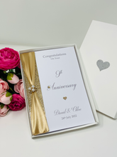 Load image into Gallery viewer, 9th Anniversary Card - Pottery 9 Year Ninth Wedding Anniversary Luxury Greeting Card Personalised