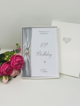 Load image into Gallery viewer, 18th Birthday Card - Personalised Luxury Greeting Card
