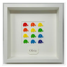 Load image into Gallery viewer, Elephant Rainbow Frame