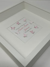 Load image into Gallery viewer, Christening Butterfly Frame - Pink