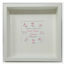 Load image into Gallery viewer, Christening Butterfly Frame - Pink