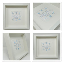 Load image into Gallery viewer, Christening Butterfly Frame - Blue