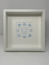 Load image into Gallery viewer, Christening Elephants Frame - Blue