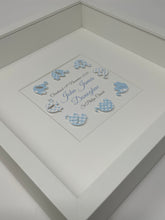 Load image into Gallery viewer, Christening Elephants Frame - Blue
