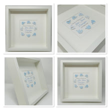 Load image into Gallery viewer, Christening Elephants Frame - Blue
