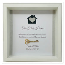 Load image into Gallery viewer, First Home Frame - Silver Glitter