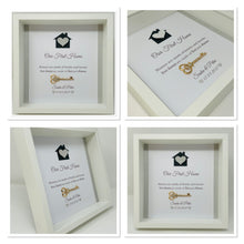 Load image into Gallery viewer, First Home Frame - Silver Glitter
