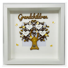 Load image into Gallery viewer, Grandchildren Family Tree Frame - Yellow Classic