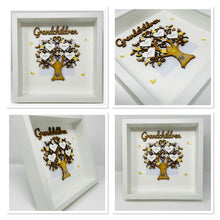 Load image into Gallery viewer, Grandchildren Family Tree Frame - Yellow Classic