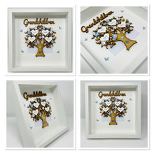 Load image into Gallery viewer, Grandchildren Family Tree Frame - Blue Classic