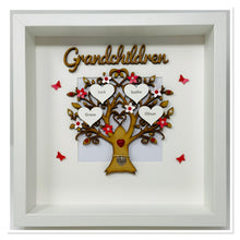Load image into Gallery viewer, Grandchildren Family Tree Frame - Red Classic