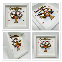 Load image into Gallery viewer, Grandchildren Family Tree Frame - Red Classic
