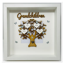 Load image into Gallery viewer, Grandchildren Family Tree Frame - Grey Classic