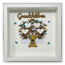 Load image into Gallery viewer, Grandchildren Family Tree Frame - Teal Classic