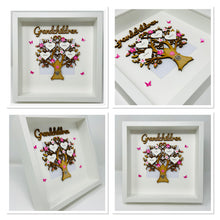 Load image into Gallery viewer, Grandchildren Family Tree Frame - Pink Classic