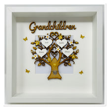 Load image into Gallery viewer, Grandchildren Family Tree Frame - Gold Classic