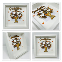 Load image into Gallery viewer, Grandchildren Family Tree Frame - Orange - Classic