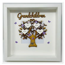 Load image into Gallery viewer, Grandchildren Family Tree Frame - Lilac Classic
