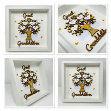 Load image into Gallery viewer, Great Grandchildren Family Tree Frame - Gold Classic