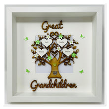 Load image into Gallery viewer, Great Grandchildren Family Tree Frame - Green Classic
