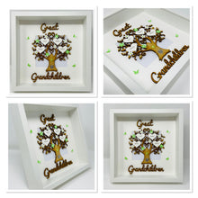 Load image into Gallery viewer, Great Grandchildren Family Tree Frame - Green Classic
