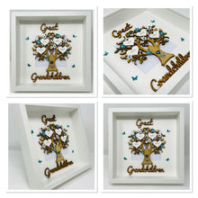 Load image into Gallery viewer, Great Grandchildren Family Tree Frame - Teal Classic