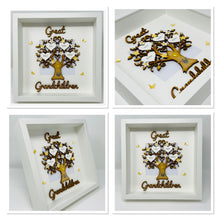 Load image into Gallery viewer, Great Grandchildren Family Tree Frame - Yellow Classic