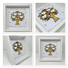 Load image into Gallery viewer, Family Tree Frame - Grey & Silver Glitter - Contemporary