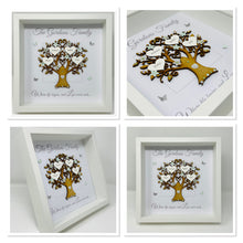 Load image into Gallery viewer, Family Tree Frame - Mint Green & Silver Glitter - Contemporary