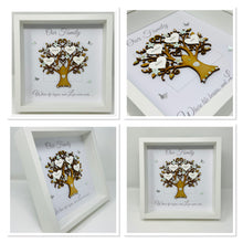 Load image into Gallery viewer, Family Tree Frame - Mint Green & Silver Glitter 'Our Family' - Contemporary