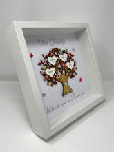 Load image into Gallery viewer, Family Tree Frame - Red & Silver Glitter 'Our Family' - Contemporary