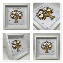 Load image into Gallery viewer, Family Tree Frame - Grey & Silver Glitter 'Our Family' - Contemporary