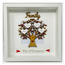 Load image into Gallery viewer, Family Tree Frame Red Gem Birds