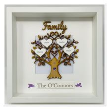 Load image into Gallery viewer, Family Tree Frame Lilac Gem Birds