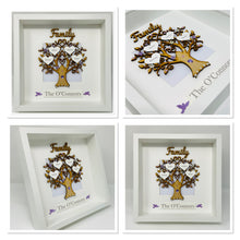 Load image into Gallery viewer, Family Tree Frame Lilac Gem Birds