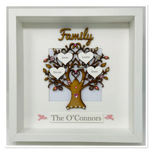 Load image into Gallery viewer, Family Tree Frame Baby Pink Gem Birds