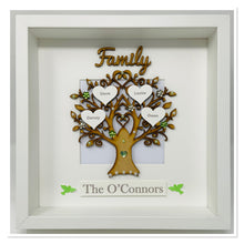 Load image into Gallery viewer, Family Tree Frame Green Gem Birds