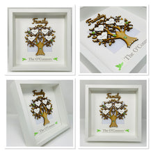 Load image into Gallery viewer, Family Tree Frame Green Gem Birds