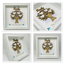 Load image into Gallery viewer, Family Tree Frame Turquoise Gem Birds