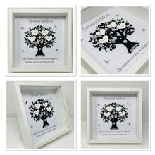 Load image into Gallery viewer, Grandchildren Quote Family Tree Frame - Black