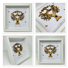 Load image into Gallery viewer, 21st Brass 21 Years Wedding Anniversary Frame - Message