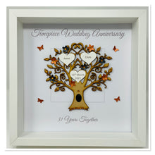 Load image into Gallery viewer, 31st Timepiece 31 Years Wedding Anniversary Frame - Message