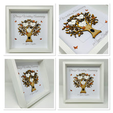 Load image into Gallery viewer, 19th Bronze 19 Years Wedding Anniversary Frame - Message