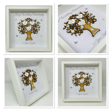 Load image into Gallery viewer, 14th Ivory 14 Years Wedding Anniversary Frame - Message