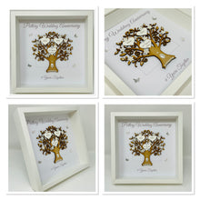 Load image into Gallery viewer, 9th Pottery 9 Years Wedding Anniversary Frame - Message
