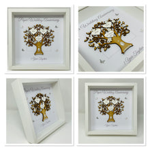 Load image into Gallery viewer, 1st Paper 1 Year Wedding Anniversary Frame - Message