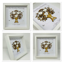 Load image into Gallery viewer, 13th Lace 13 Years Wedding Anniversary Frame - Message